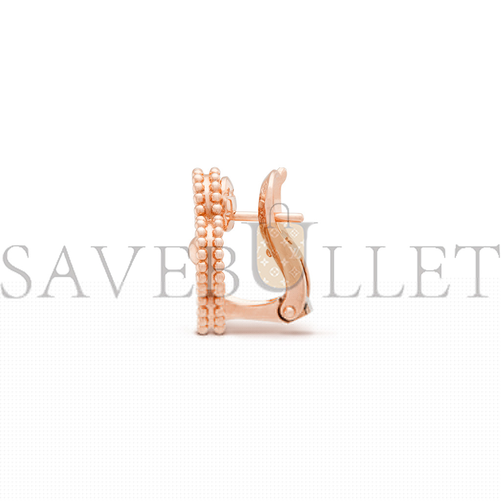 V*N CL*F arpels vintage alhambra earrings - rose gold, diamond  vcarp2r500